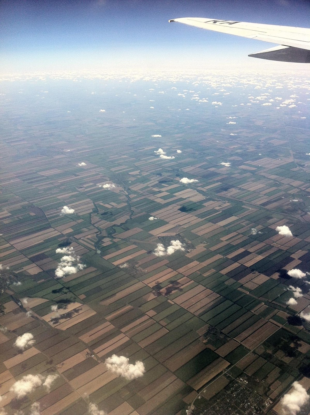 Вид с самолета
