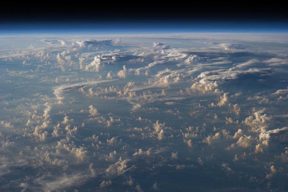 Вид земли из космоса