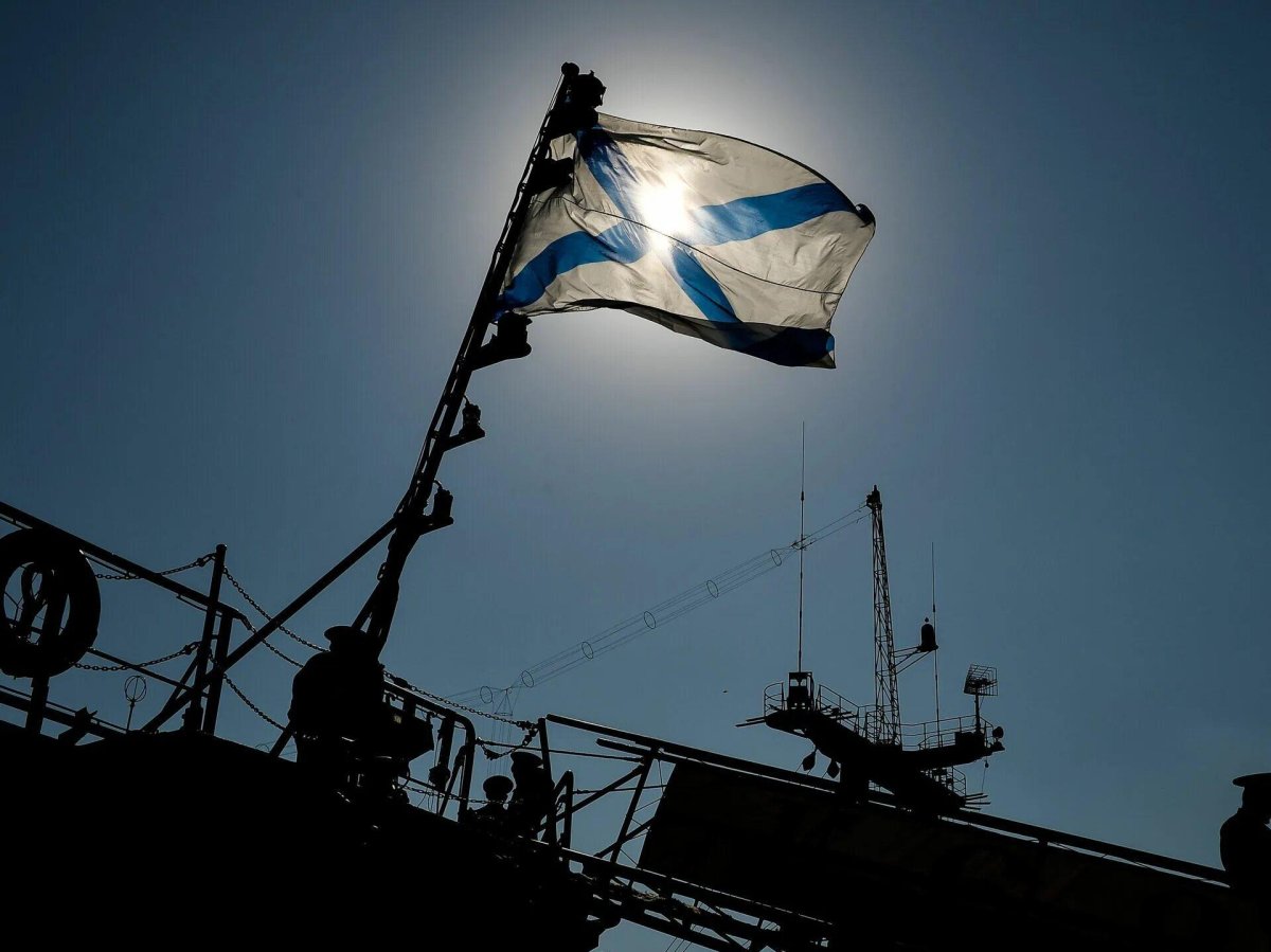 Андреевский флаг Черноморского флота России