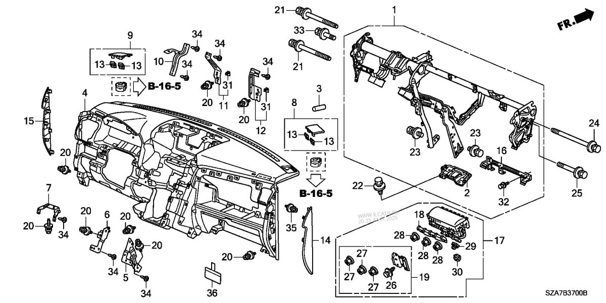 Панель управления Хонда пилот-2