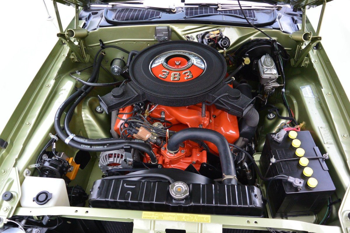 Plymouth Barracuda 1970 мотор