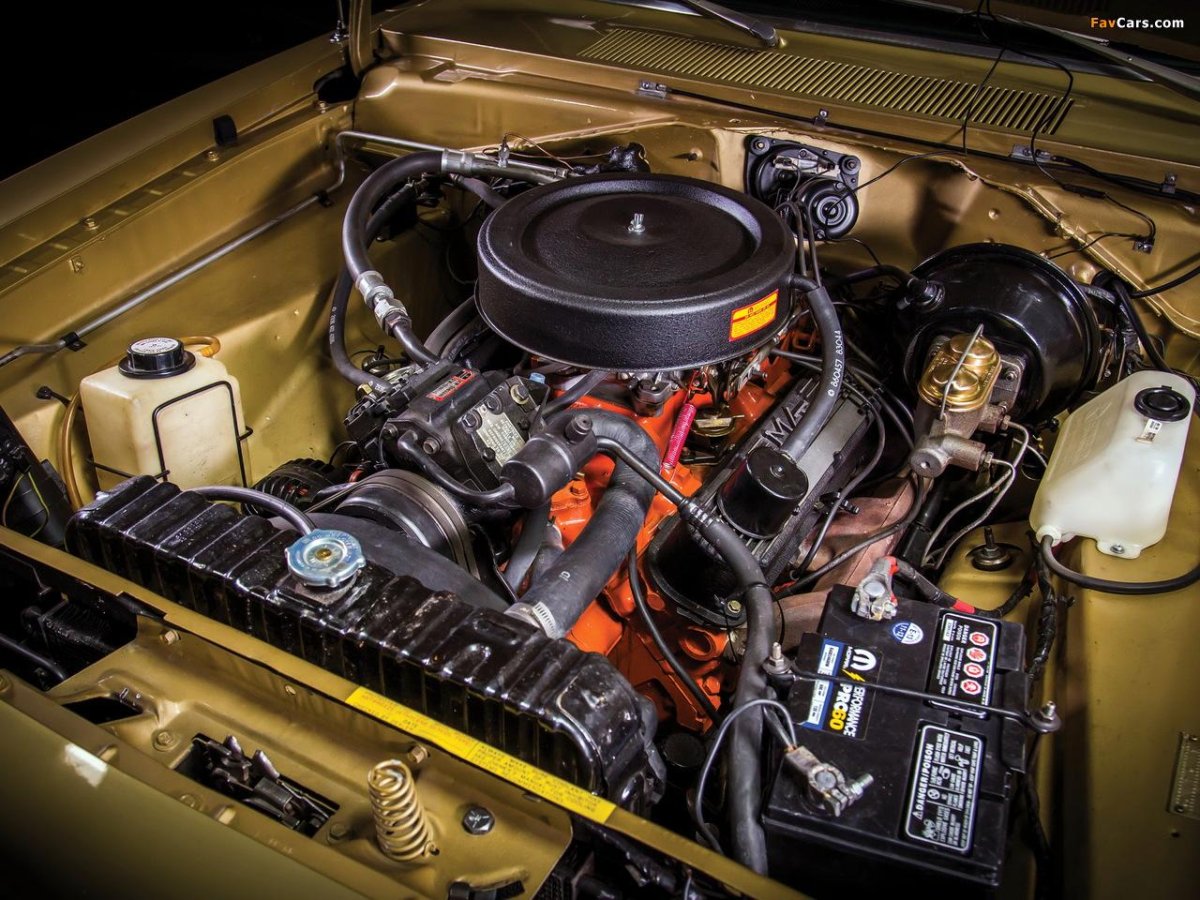 Plymouth Barracuda 1969 двигатель