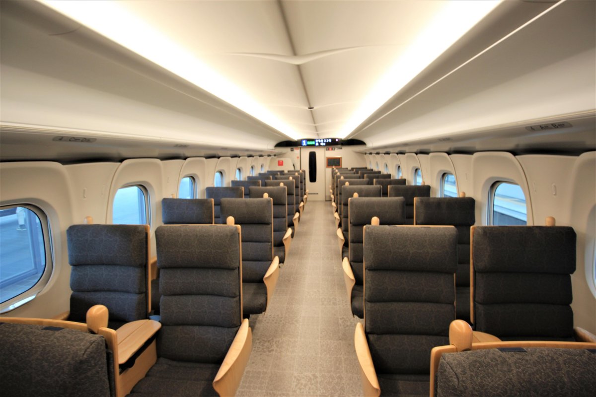 Синкансен внутри