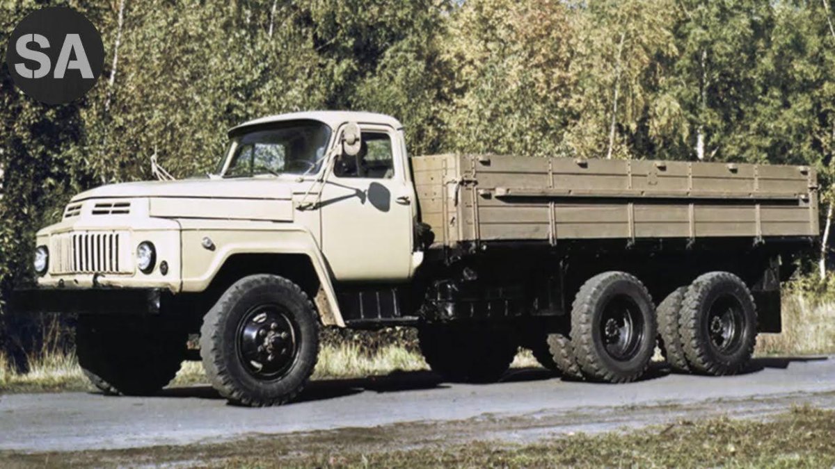 ГАЗ 53 трехосный