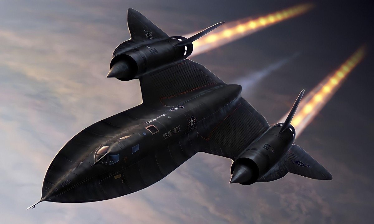 Локхид SR-71 чёрный Дрозд