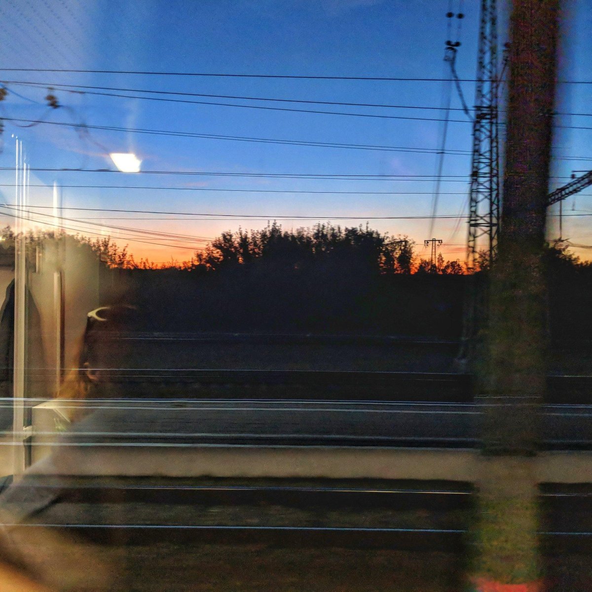 Вид с окна поезда