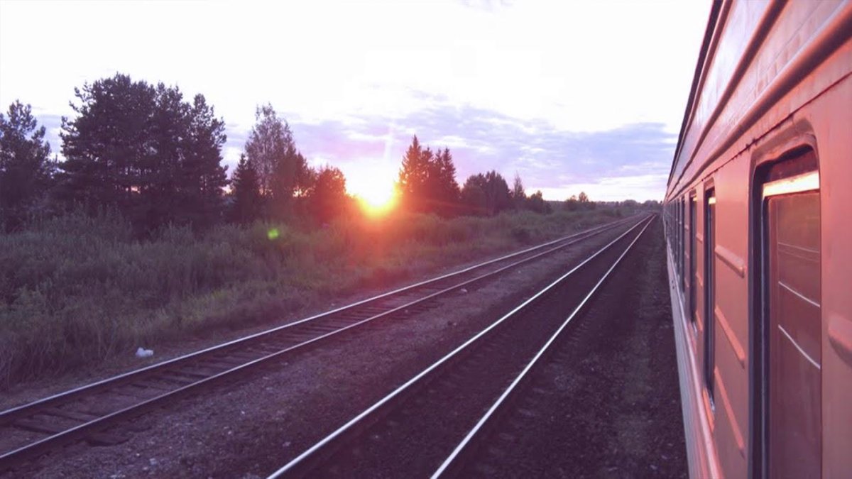 Окно поезда