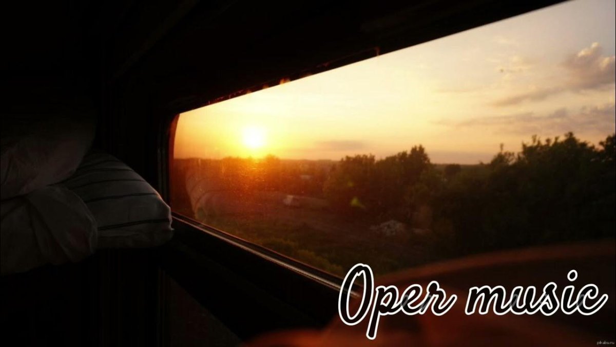 Виз из окна поезде ночью