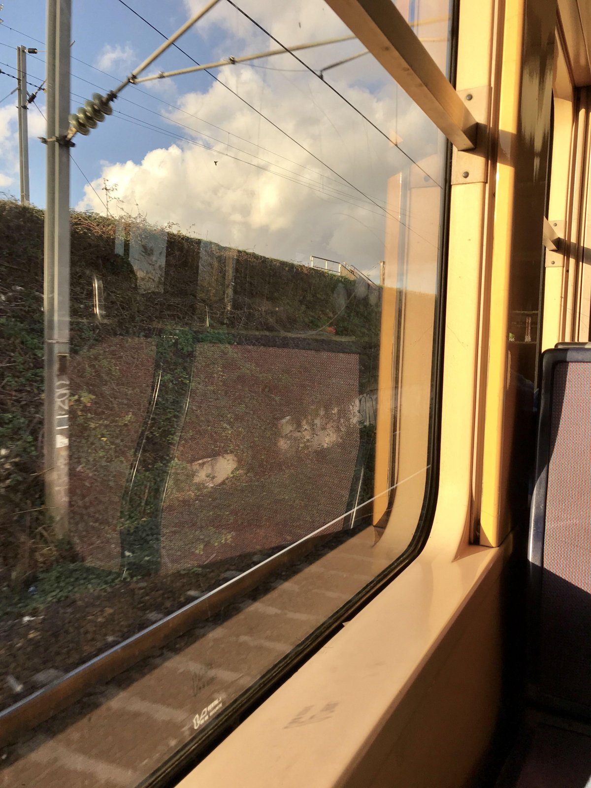 Вид с окна поезда