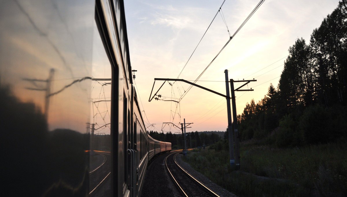 Вид из поезда