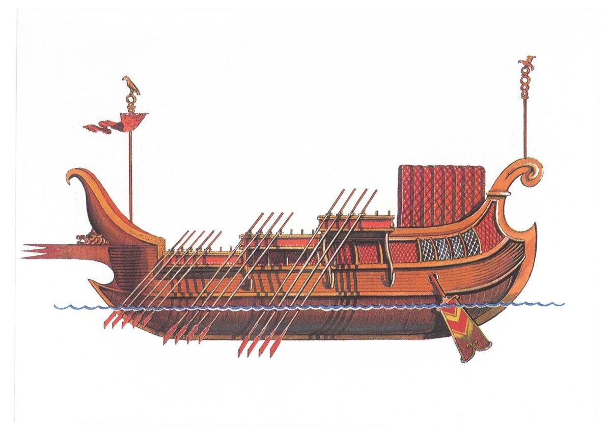 Римская Галера корабль