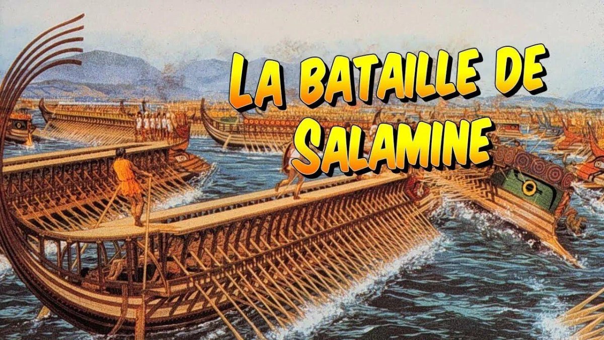 Саламинская битва в древней Греции