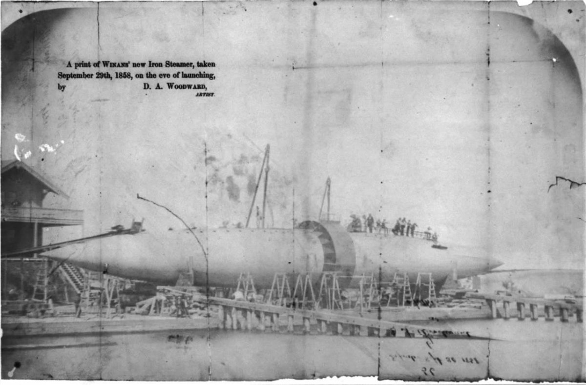 Сигарообразные корабли 19 века