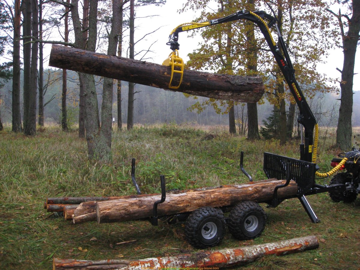 Лесовозные тележки с гидроманипуляторами Country