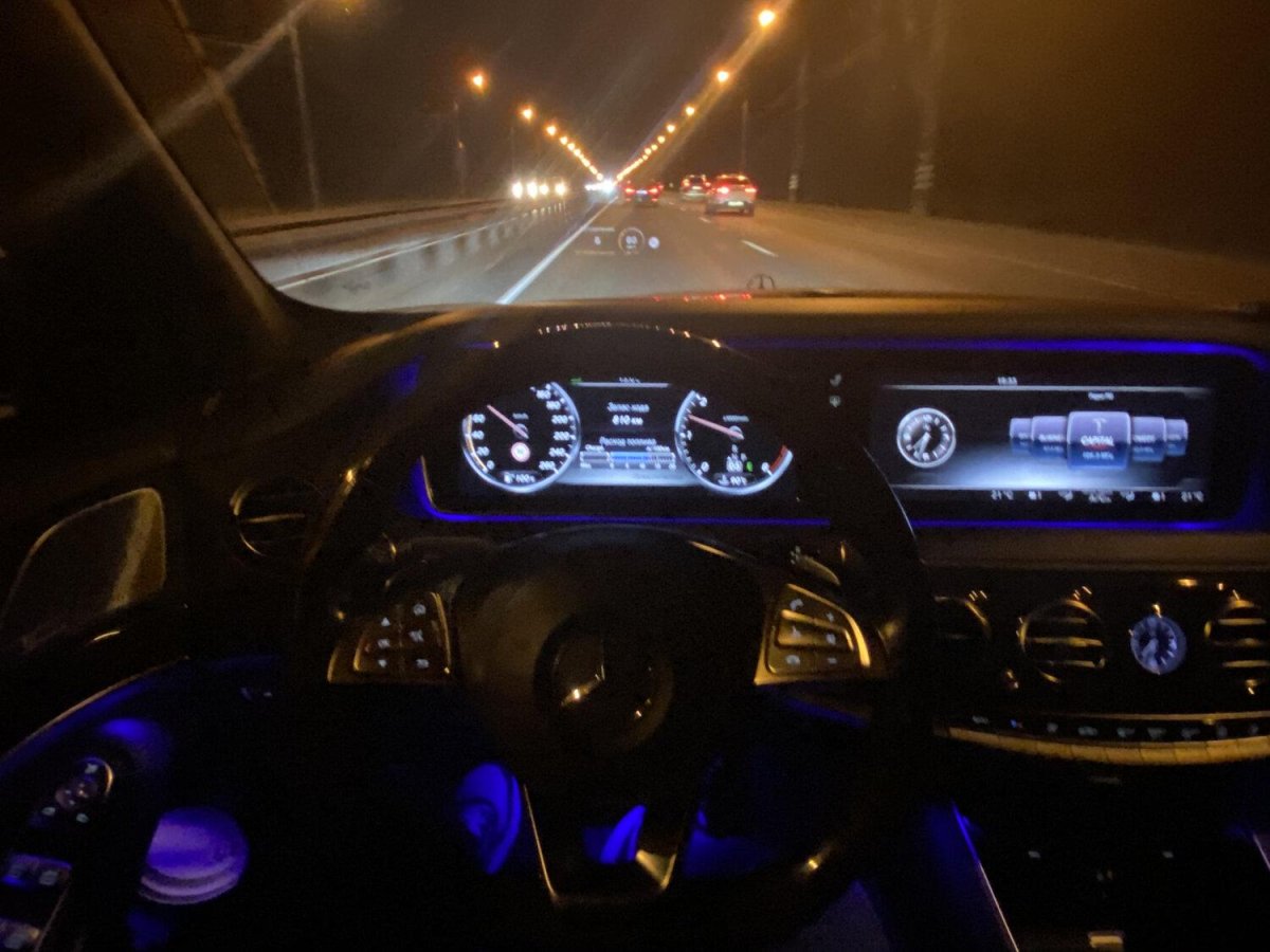 Ночной салон Mercedes w222