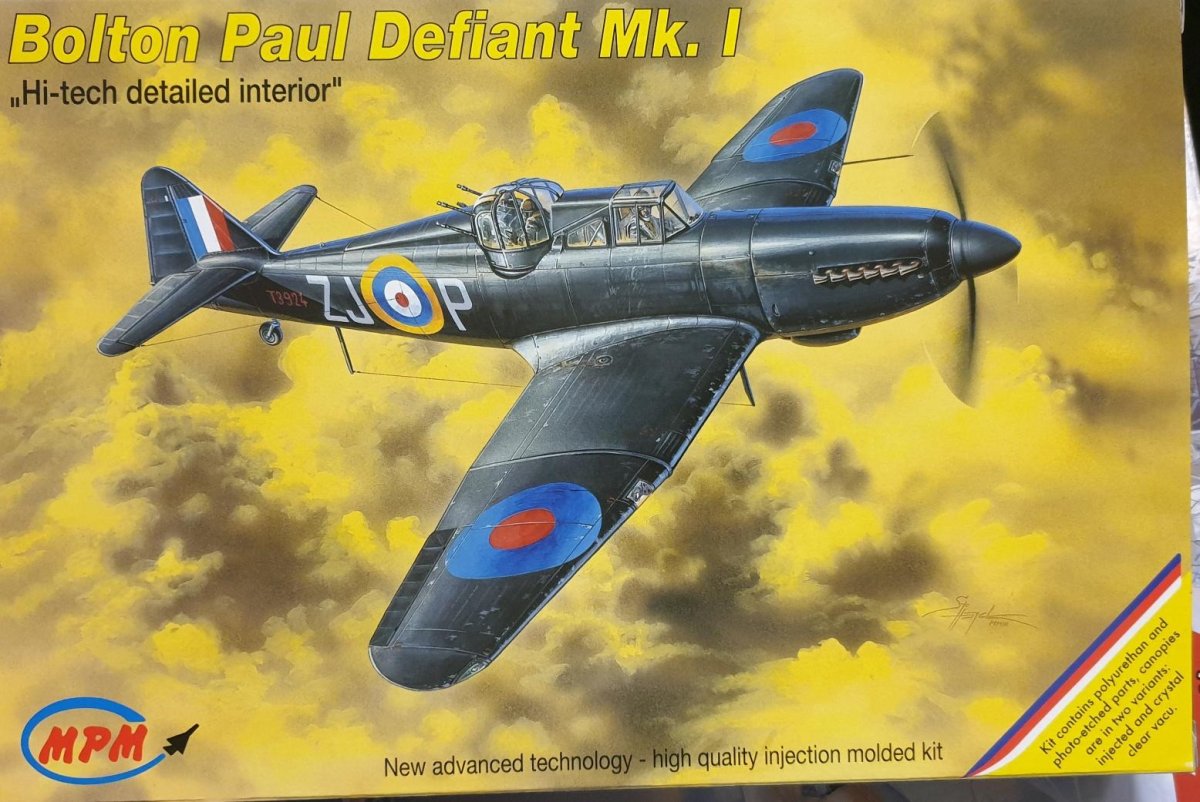 MPM 72530 Boulton Paul Defiant MK.I "Hi-Tech detailed Interior"