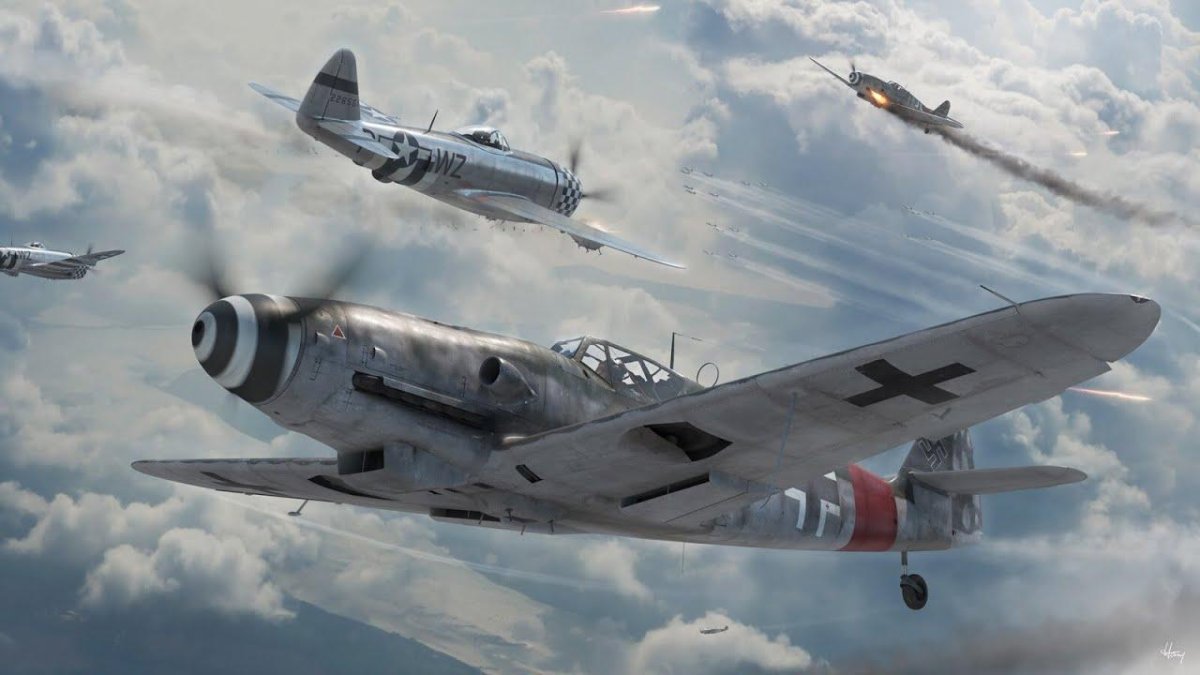 Самолёт Мессершмитт 109