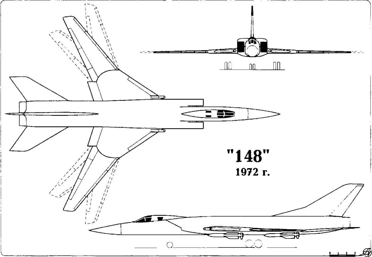 Ту-148 барражирующий истребитель-перехватчик