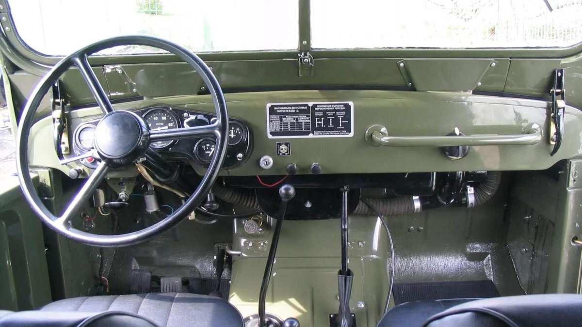 ГАЗ 69 салон