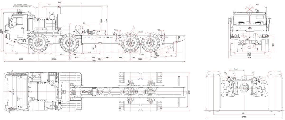 Шасси баз 690902