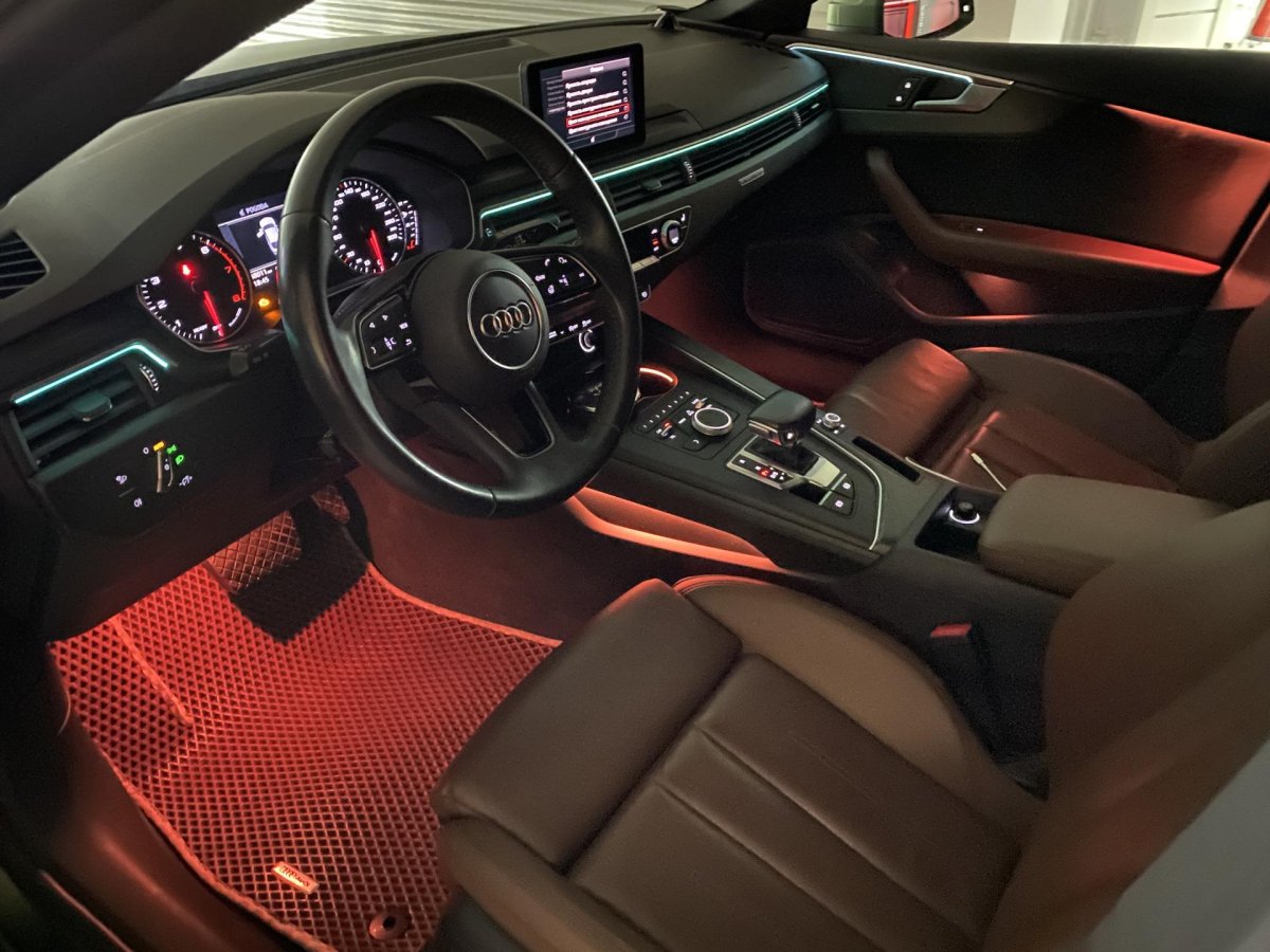 Audi a5 подсветка салона