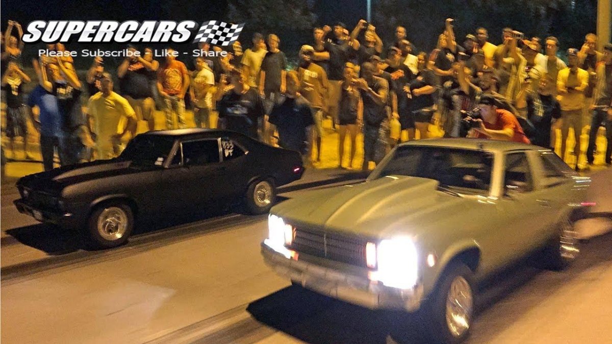 Уличные гонки в Америке