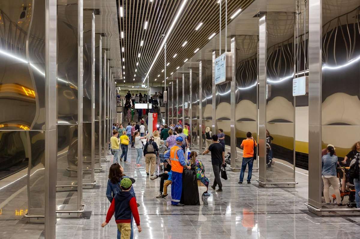 Московский метрополитен станция Косино