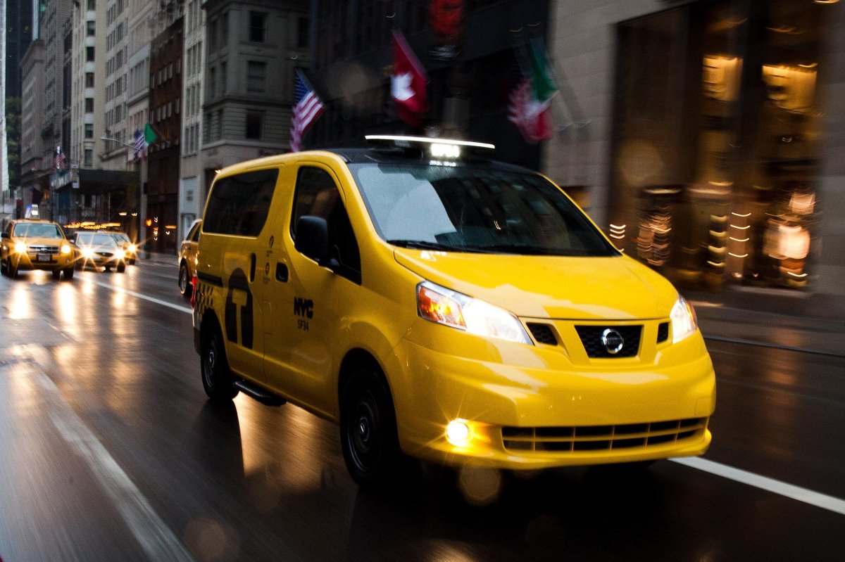 Зеленый огонек такси