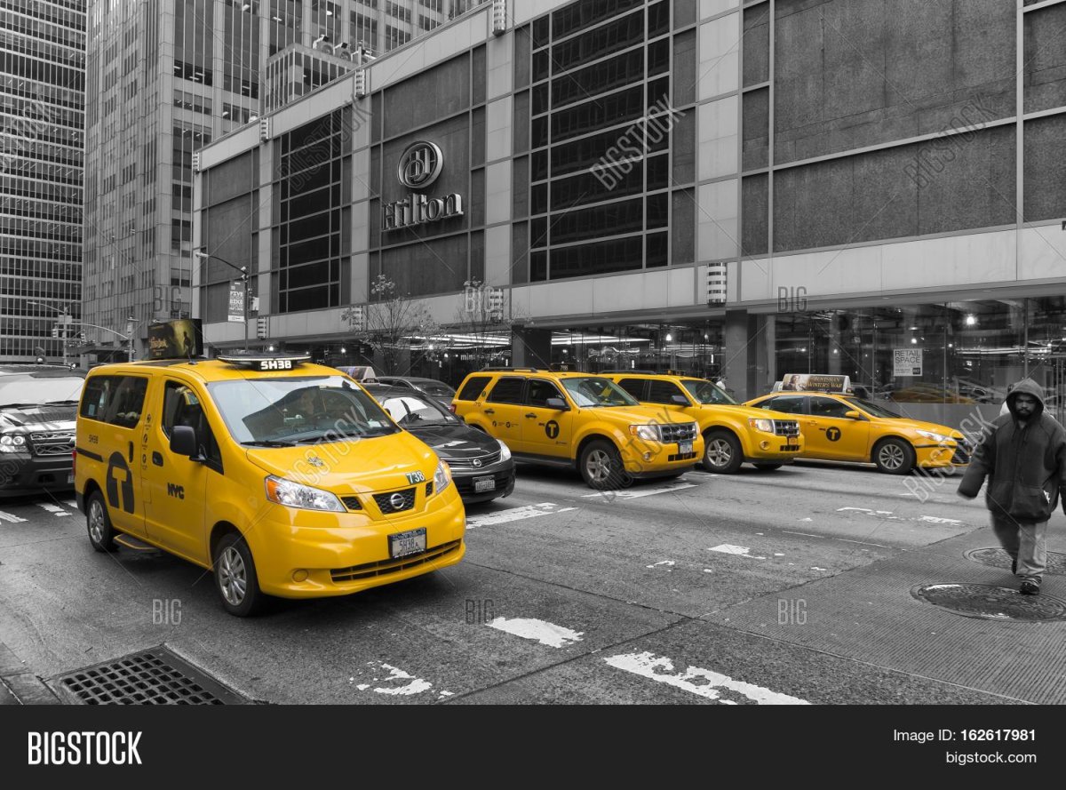 Yellow Taxi in Manhattan