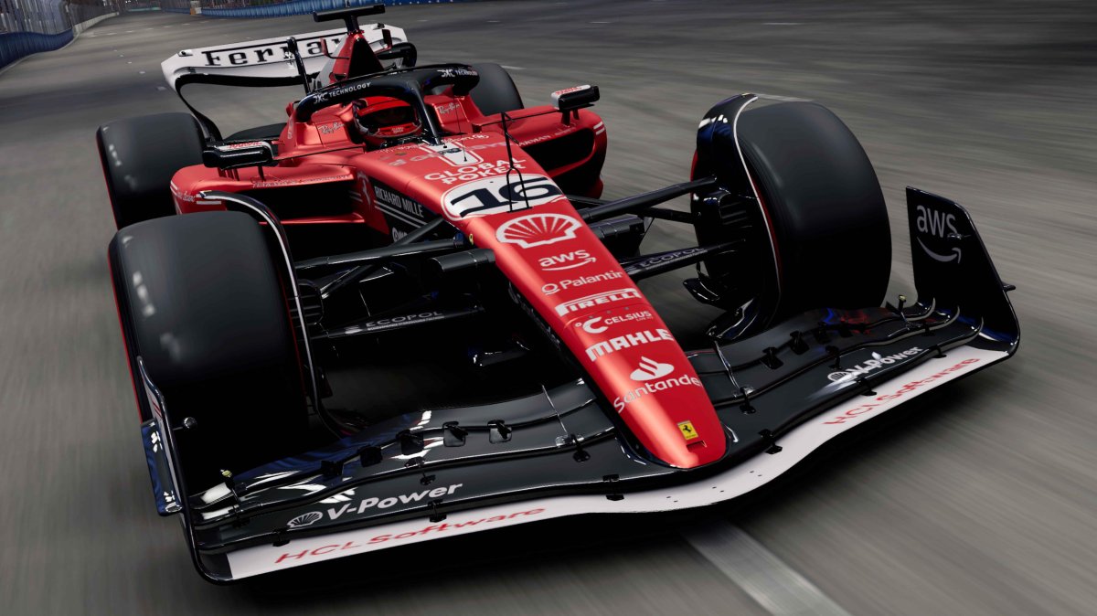 Формула 1 Феррари ливрея белая