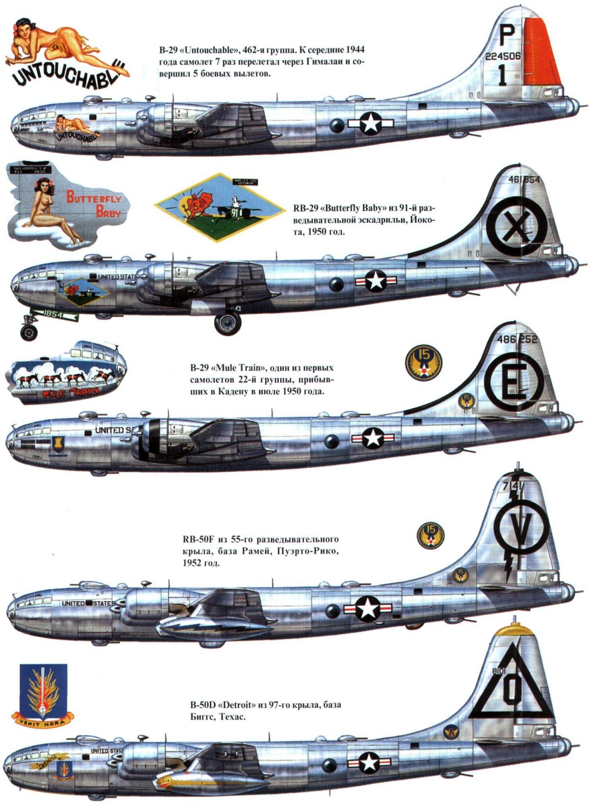 Boeing b-29 Superfortress бомбардировщик