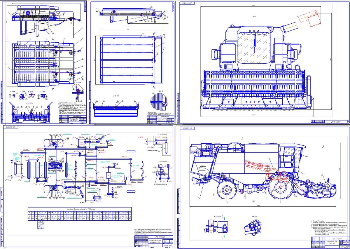 Габаритные Размеры комбайна Дон 1500б