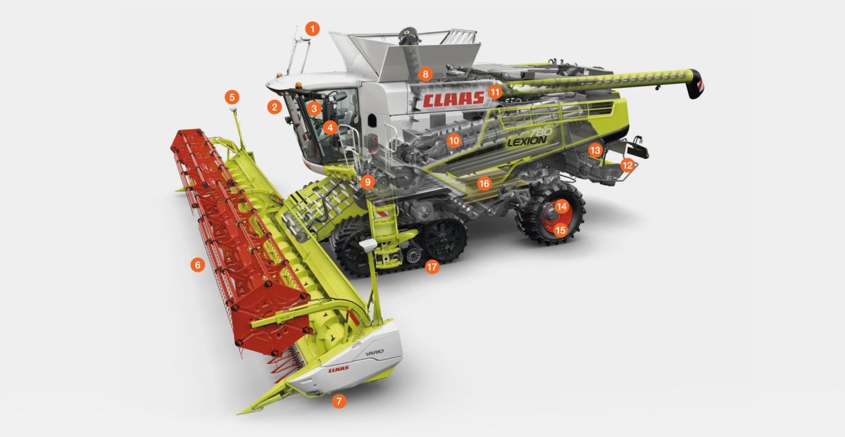 Комбайн CLAAS Lexion 780