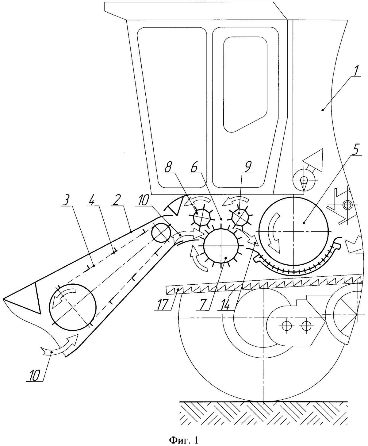 Молотильный аппарат зерноуборочного комбайна