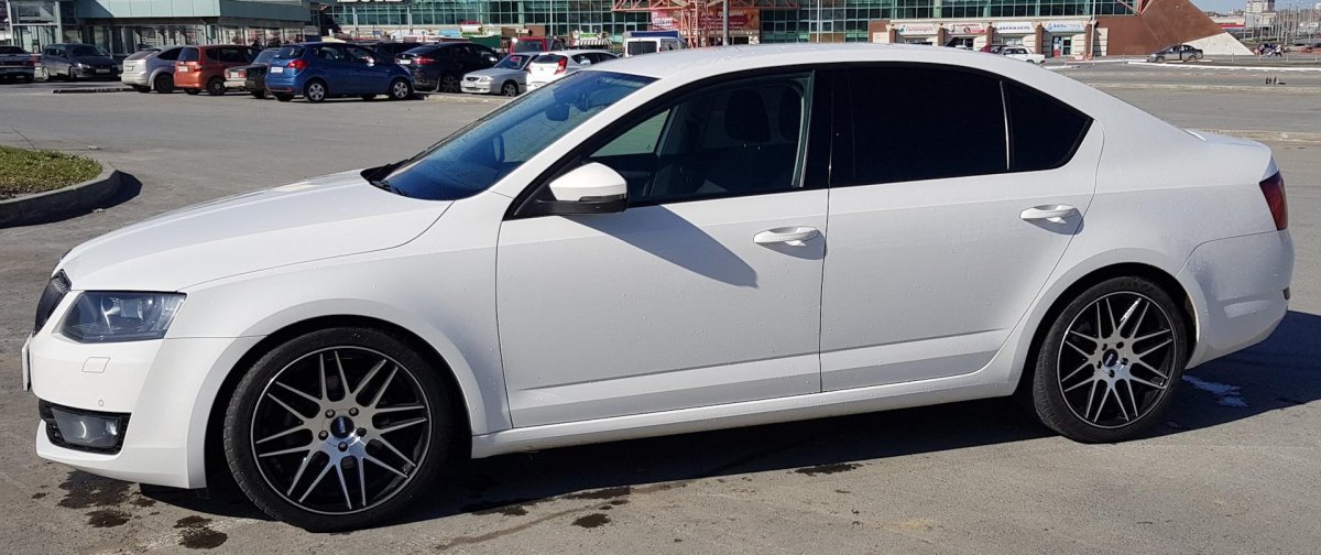 Octavia a7 на 18 дисках