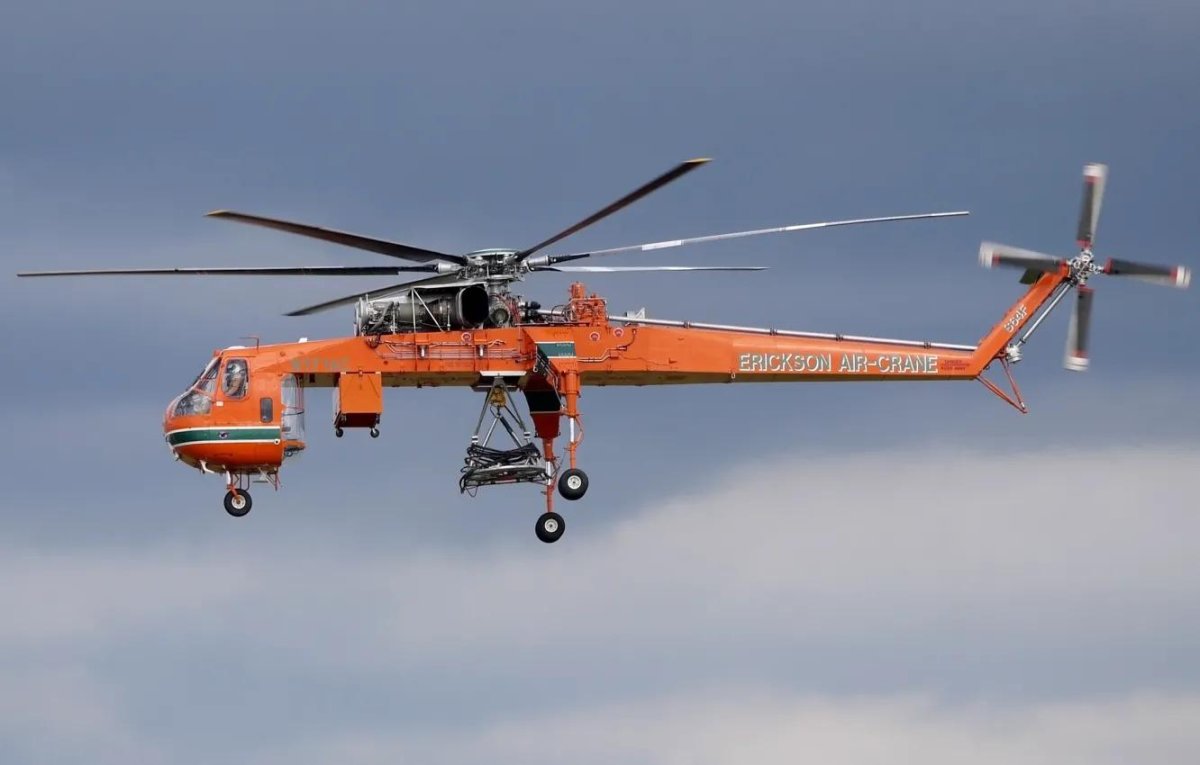 Вертолёт-кран Sikorsky s-64