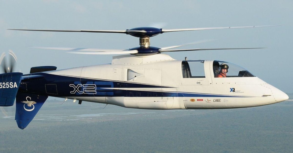 Sikorsky x2 вертолет