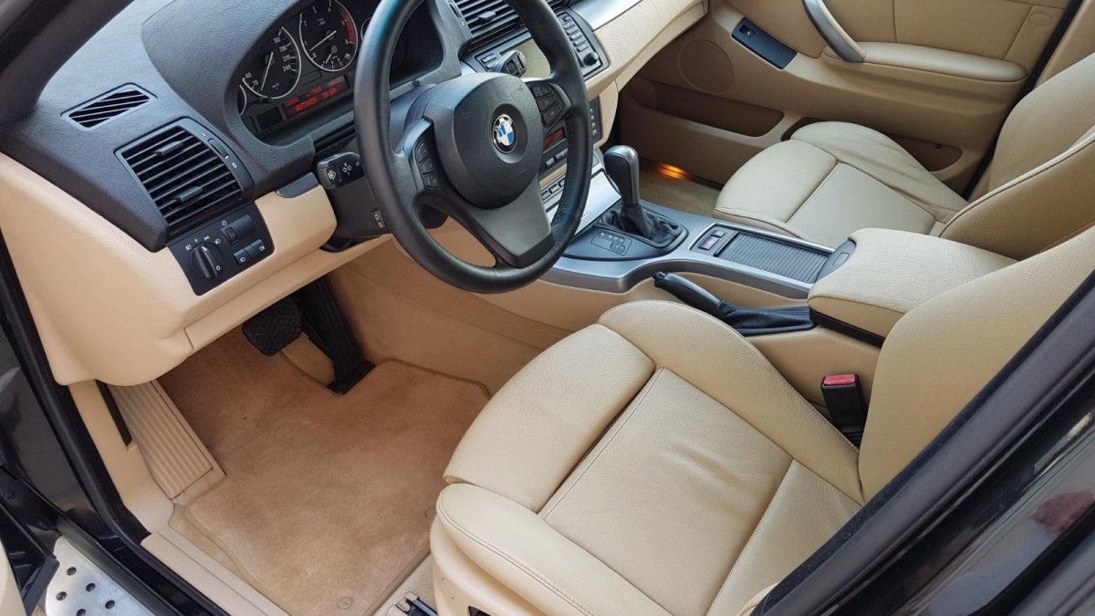 BMW e53 белый салон