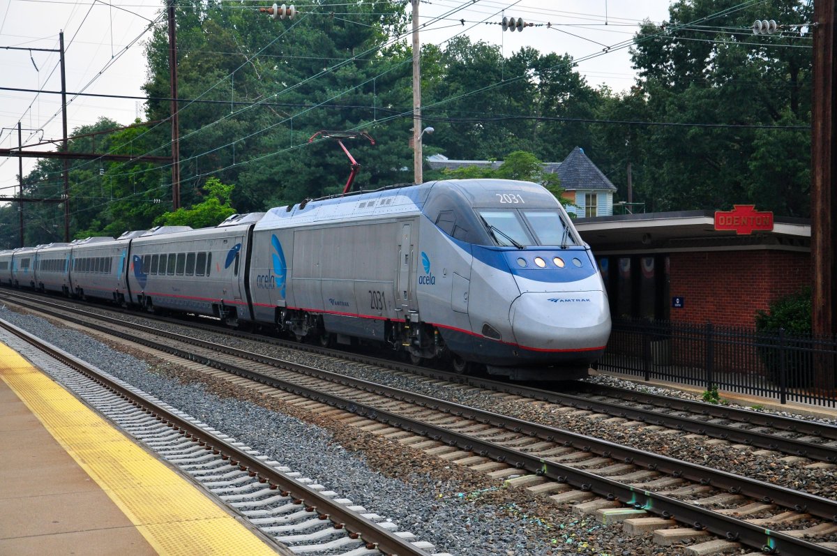 Пассажирский поезд Амтрак