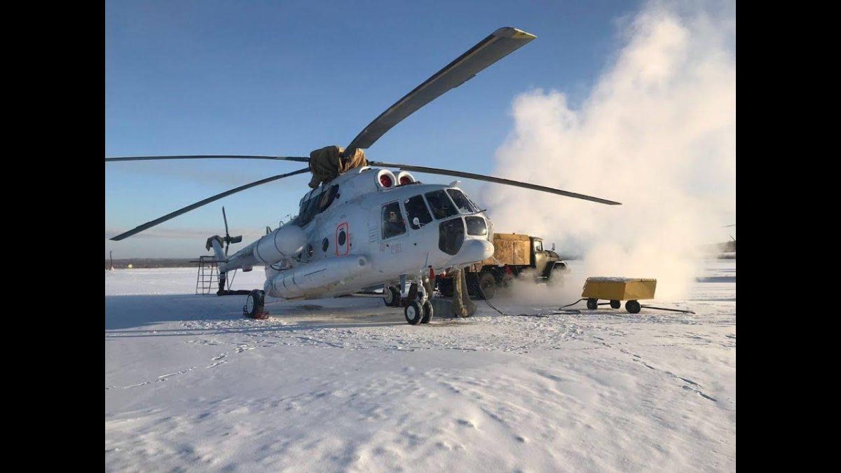 Ми 8 в Арктике