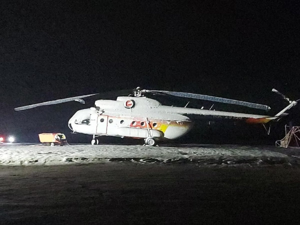 Вертолёт ми 8 Нарьян Марский авиаотряд