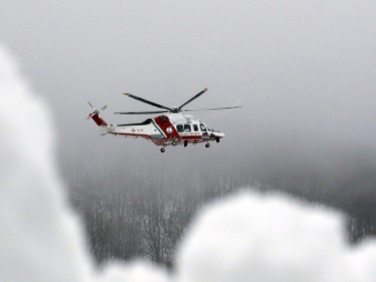 Спасение при помощи вертолёта