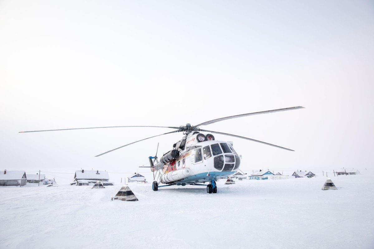 Вертолёт ми 8 Нарьян Марский авиаотряд