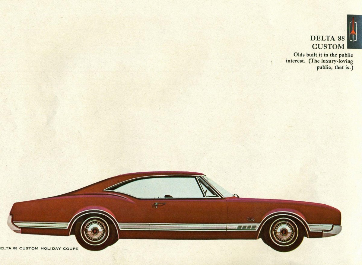 Чертеж Олдсмобиль Дельта 88