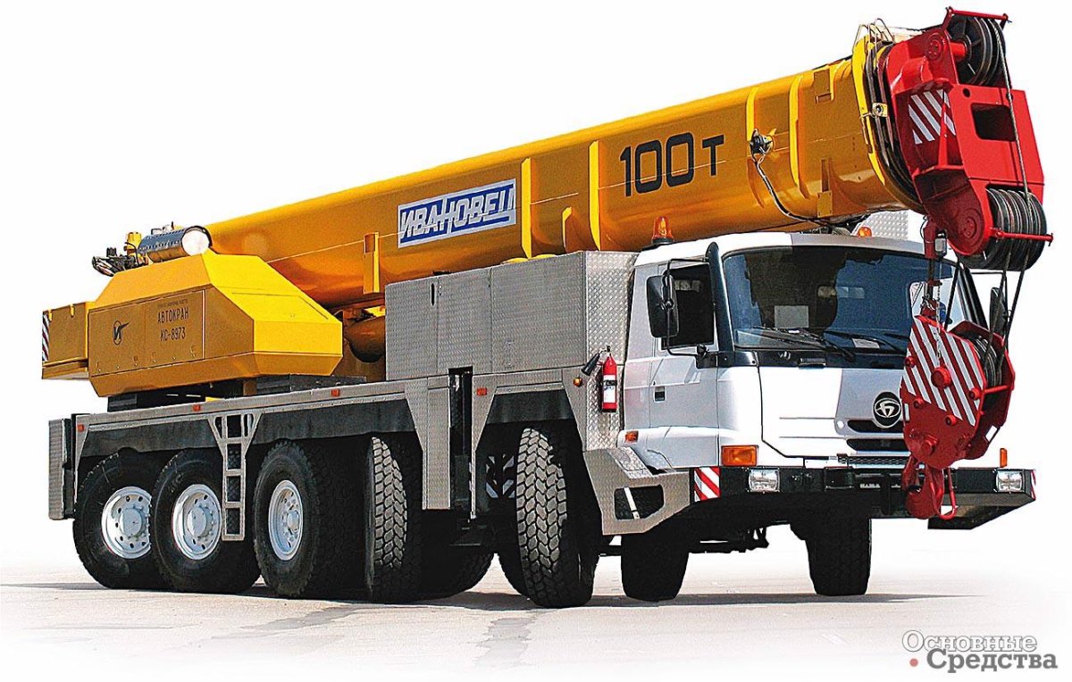 Краны Ивановец 100т