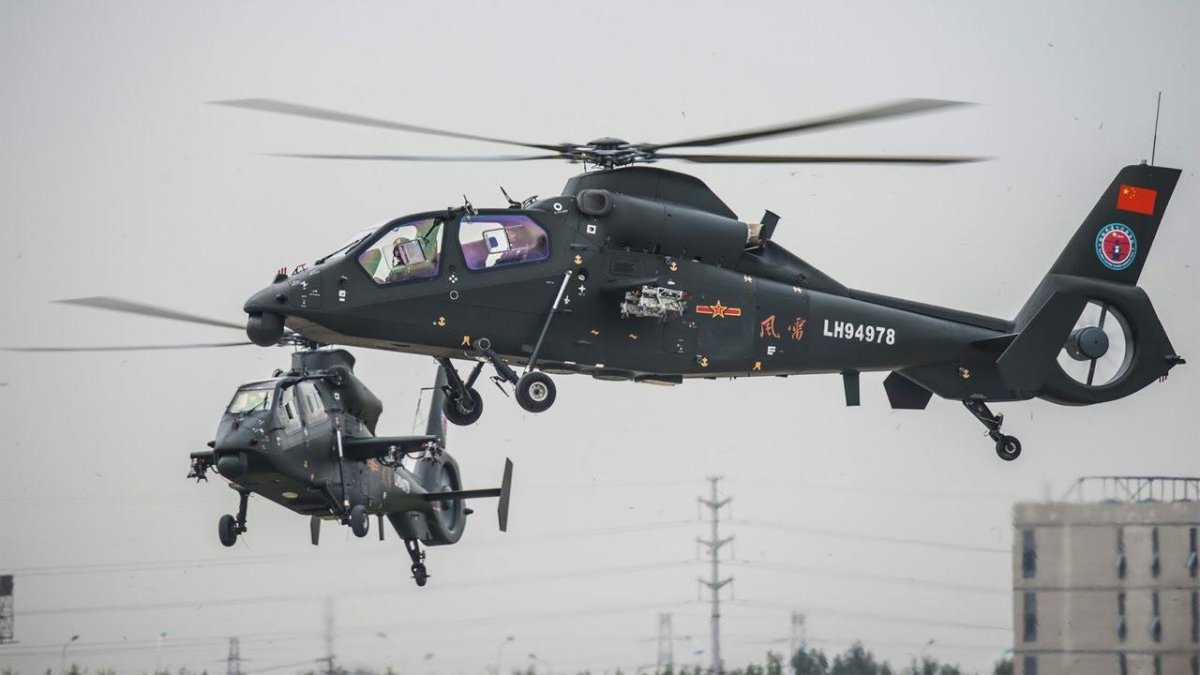 Вертолет Харбин z-19 Китай