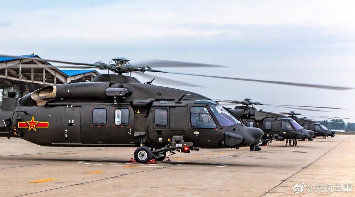 Вертолет z-8 НОАК