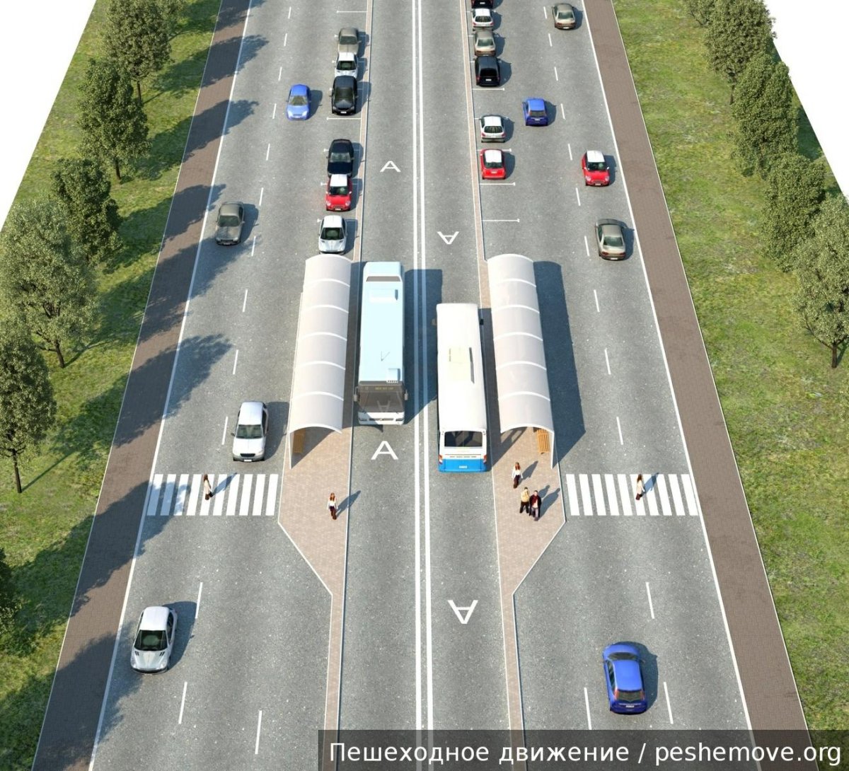 Полоса для общественного транспорта