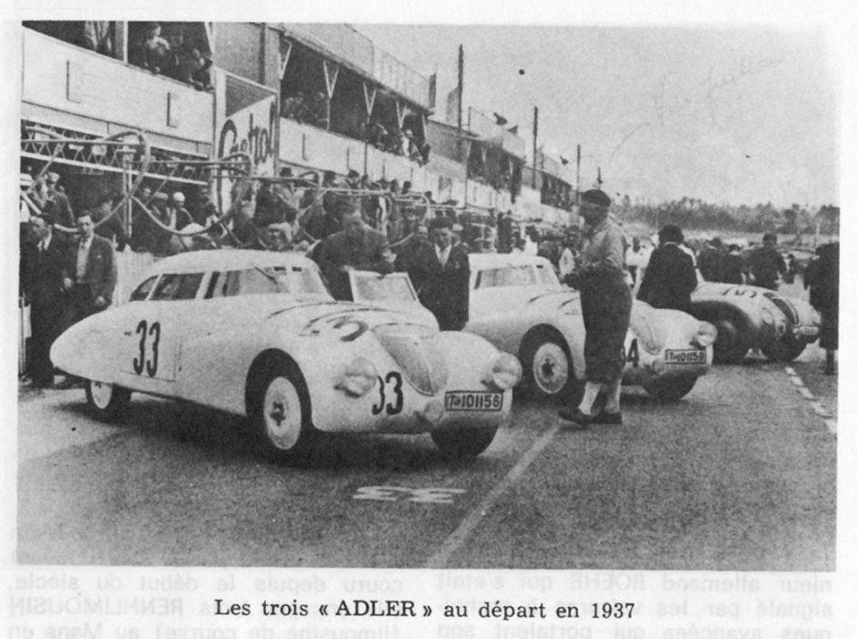 1937 Adler Rennlimousine Competition Coupe