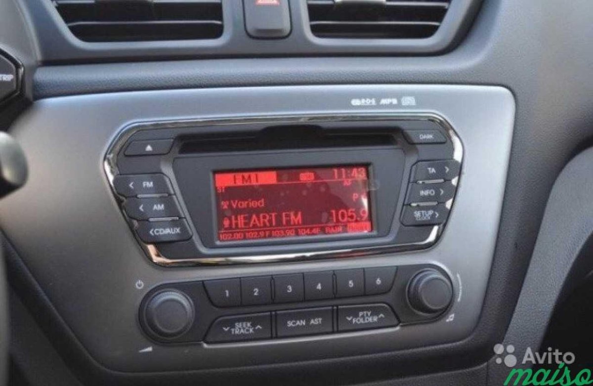 Штатная магнитола Киа Рио 2014